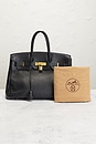 view 10 of 10 Hermes Birkin 35 Handbag in Black