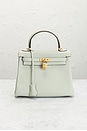 view 2 of 7 Hermes Togo Kelly Retourne 25 Handbag in Gris Neve