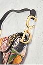 view 7 of 9 Dior Beaded Saddle Bag in Black in Multi