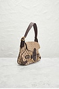 view 4 of 7 Gucci Horsebit GG Canvas Shoulder Bag in Beige