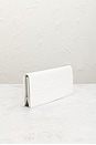 view 4 of 9 Hermes Swift Birkin Shadow Clutch in White