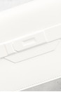 view 6 of 9 Hermes Swift Birkin Shadow Clutch in White