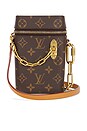 view 1 of 10 Louis Vuitton Monogram Phone Box Bag in Brown
