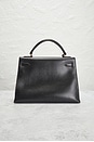 view 3 of 10 Hermes Vintage Box Kelly Sellier 32 in Black