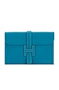 view 1 of 8 HERMES 클러치백 in Blue Izmir