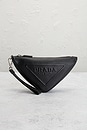 view 2 of 9 Prada Triangle Pouch in Black