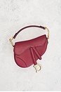 view 2 of 9 Dior Mini Saddle Bag in Red