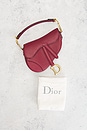 view 9 of 9 Dior Mini Saddle Bag in Red