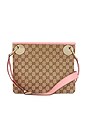 view 1 of 9 Gucci Flat Messenger Bag in Beige