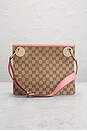 view 2 of 9 Gucci Flat Messenger Bag in Beige