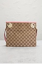 view 3 of 9 Gucci Flat Messenger Bag in Beige