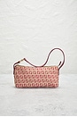 view 2 of 7 Fendi Zucchino Baguette Shoulder Bag in Red