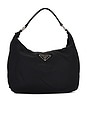 view 1 of 7 Prada Nylon Hobo Bag in Black