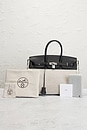 view 10 of 10 Hermes Veau Swift Birkin Fray Fray 35 Handbag in Ecru & Noir