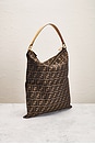 view 4 of 8 Fendi Zucca Shoulder Bag in Brown