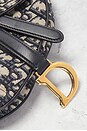 view 5 of 7 Dior Oblique Saddle Bag in Navy