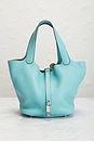 view 2 of 8 HERMES 핸드백 in Blue Atoll