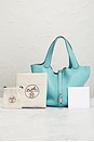 view 8 of 8 HERMES 핸드백 in Blue Atoll