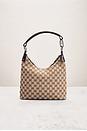 view 3 of 9 Gucci GG Canvas Shoulder Bag in Beige