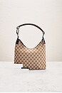 view 9 of 9 Gucci GG Canvas Shoulder Bag in Beige