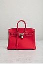 view 2 of 9 Bolsa Hermès Togo Birkin 25 in Rouge Casaque