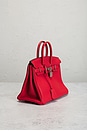 view 4 of 9 Bolsa Hermès Togo Birkin 25 in Rouge Casaque