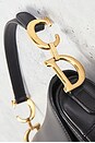 view 7 of 8 Dior Mini Saddle Bag in Black