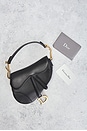 view 8 of 8 Dior Mini Saddle Bag in Black