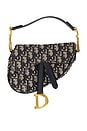 view 1 of 8 Dior Trotter Oblique Saddle Bag in Navy