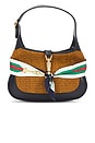view 1 of 8 Gucci Raffia Jackie 1961 Hobo Bag in Brown