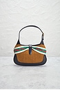 view 3 of 8 Gucci Raffia Jackie 1961 Hobo Bag in Brown