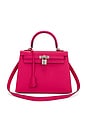 view 1 of 8 Hermes Epsom Kelly Sellier 25 Handbag in Rouge