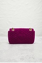 view 3 of 9 Gucci Velvet GG Marmont Shoulder Bag in Fuchsia