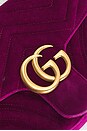 view 5 of 9 Gucci Velvet GG Marmont Shoulder Bag in Fuchsia