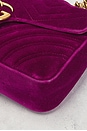view 8 of 9 Gucci Velvet GG Marmont Shoulder Bag in Fuchsia