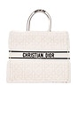 view 1 of 8 Dior Cannage Book Tote Bag in White