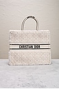 view 2 of 8 Dior Cannage Book Tote Bag in White