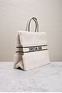 view 4 of 8 Dior Cannage Book Tote Bag in White