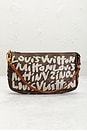 view 2 of 8 Louis Vuitton X Stephen Sprouse Graffiti Pochette Accessoires Shoulder Bag in Brown