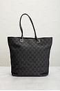 view 3 of 9 Gucci GG Canvas Tote Bag in Black