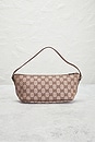 view 3 of 8 Gucci GG Boat Pochette Shoulder Bag in Beige