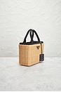 view 4 of 9 Prada Wicker Basket Handbag in Neutral