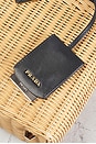 view 7 of 9 Prada Wicker Basket Handbag in Neutral