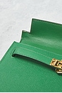 view 7 of 8 Hermes Epsom Kelly 20 Handbag in Vert Criquet