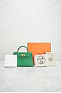 view 8 of 8 Hermes Epsom Kelly 20 Handbag in Vert Criquet