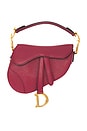view 1 of 7 DIOR サドルバッグ in Red