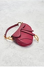 view 4 of 7 DIOR サドルバッグ in Red