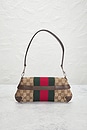 view 3 of 9 Gucci Horsebit Clutch in Beige