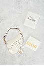 view 9 of 9 Dior Saddle Bag in White