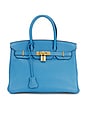 view 1 of 7 BOLSO HERMES in Bleu Paradis